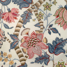 Load image into Gallery viewer, Brunschwig &amp; Fils Cadenet Print Fabric / Red/Blue