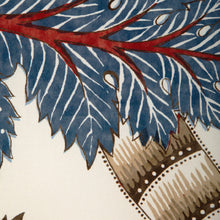Load image into Gallery viewer, Brunschwig &amp; Fils Cadenet Print Fabric / Red/Blue
