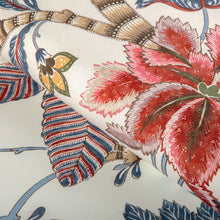 Load image into Gallery viewer, Brunschwig &amp; Fils Cadenet Print Fabric / Red/Blue
