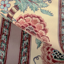Load image into Gallery viewer, Brunschwig &amp; Fils Lauris Print Fabric / Beige/Teal