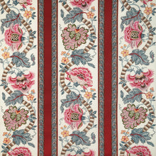 Load image into Gallery viewer, Brunschwig &amp; Fils Lauris Print Fabric / Red/Blue