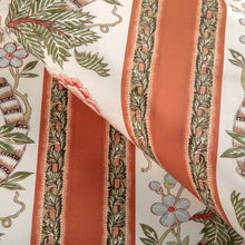 Load image into Gallery viewer, Brunschwig &amp; Fils Lauris Print Fabric / Apricot/Sage