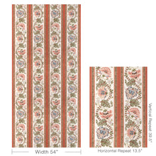 Load image into Gallery viewer, Brunschwig &amp; Fils Lauris Print Fabric / Apricot/Sage