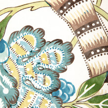 Load image into Gallery viewer, Brunschwig &amp; Fils Lauris Print Fabric / Aqua/Leaf