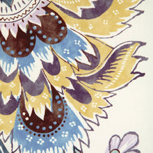 Load image into Gallery viewer, Brunschwig &amp; Fils Lauris Print Fabric / Blue/Gold