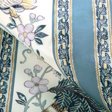 Load image into Gallery viewer, Brunschwig &amp; Fils Lauris Print Fabric / Blue/Gold