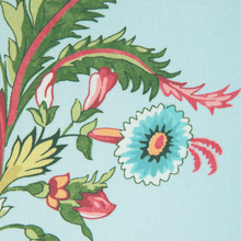 Load image into Gallery viewer, Brunschwig &amp; Fils Chancay Print Fabric / Sky/Leaf