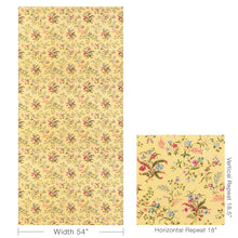 Load image into Gallery viewer, Brunschwig &amp; Fils Chancay Print Fabric / Sun/Leaf