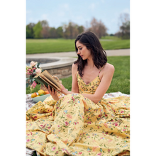 Load image into Gallery viewer, Brunschwig &amp; Fils Chancay Print Fabric / Sun/Leaf