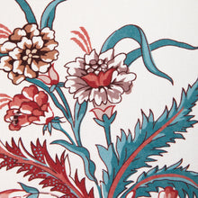 Load image into Gallery viewer, Brunschwig &amp; Fils Chancay Print Fabric / Teal/Rose