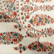 Load image into Gallery viewer, Brunschwig &amp; Fils Visan Print Fabric / Sky/Coral