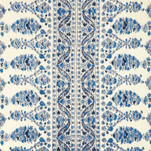 Load image into Gallery viewer, Brunschwig &amp; Fils Visan Print Fabric / Navy/Sky