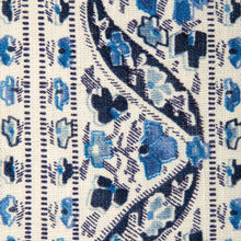 Load image into Gallery viewer, Brunschwig &amp; Fils Visan Print Fabric / Navy/Sky