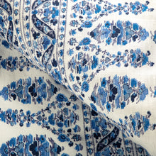 Load image into Gallery viewer, Brunschwig &amp; Fils Visan Print Fabric / Navy/Sky