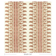 Load image into Gallery viewer, Brunschwig &amp; Fils Visan Print Fabric / Rose/Leaf