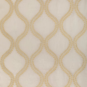 Brunschwig & Fils Camus Sheer Fabric / Yellow