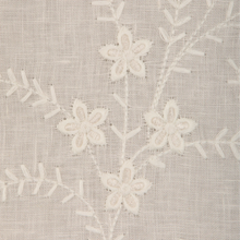 Load image into Gallery viewer, Brunschwig &amp; Fils Gerbaud Sheer Fabric / Ivory