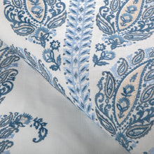 Load image into Gallery viewer, Brunschwig &amp; Fils Yara Paisley Emb Fabric / Sky