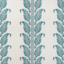 Load image into Gallery viewer, Brunschwig &amp; Fils Yara Paisley Emb Fabric / Lagoon