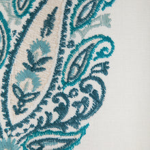 Load image into Gallery viewer, Brunschwig &amp; Fils Yara Paisley Emb Fabric / Lagoon