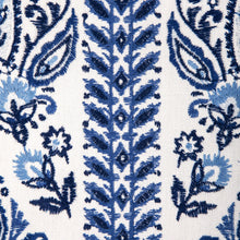 Load image into Gallery viewer, Brunschwig &amp; Fils Yara Paisley Emb Fabric / Blue