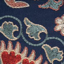 Load image into Gallery viewer, Brunschwig &amp; Fils Saanvi Emb Fabric / Blue/Red