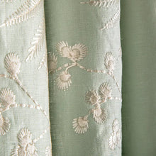 Load image into Gallery viewer, Brunschwig &amp; Fils Manda Emb Fabric / Seafoam