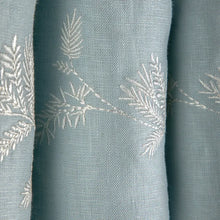 Load image into Gallery viewer, Brunschwig &amp; Fils Maelle Emb Fabric / Seafoam