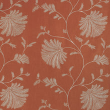 Load image into Gallery viewer, Brunschwig &amp; Fils Maelle Emb Fabric / Terracotta
