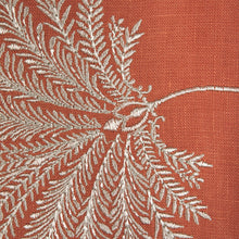 Load image into Gallery viewer, Brunschwig &amp; Fils Maelle Emb Fabric / Terracotta