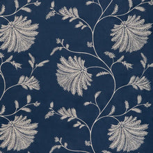 Load image into Gallery viewer, Brunschwig &amp; Fils Maelle Emb Fabric / Navy