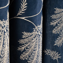 Load image into Gallery viewer, Brunschwig &amp; Fils Maelle Emb Fabric / Navy