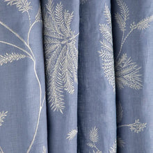 Load image into Gallery viewer, Brunschwig &amp; Fils Maelle Emb Fabric / Blue