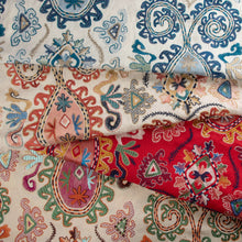 Load image into Gallery viewer, Brunschwig &amp; Fils Lavali Emb Fabric / Plum/Multi