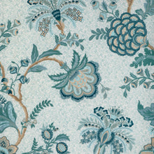 Load image into Gallery viewer, Brunschwig &amp; Fils Anduze Emb Fabric / Teal/Sky