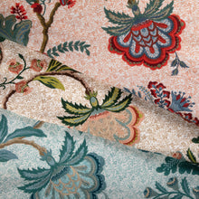 Load image into Gallery viewer, Brunschwig &amp; Fils Anduze Emb Fabric / Teal/Sky