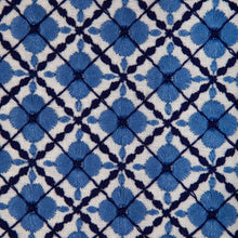 Load image into Gallery viewer, Brunschwig &amp; Fils Ines Emb Fabric / Navy