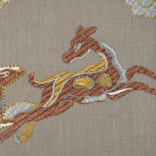 Load image into Gallery viewer, Brunschwig &amp; Fils Nayan Emb Fabric / Stone/Blue