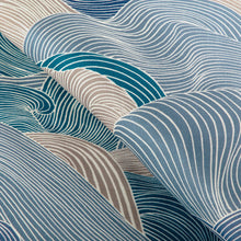 Load image into Gallery viewer, Brunschwig &amp; Fils Tourbillon Print Fabric / Lapis