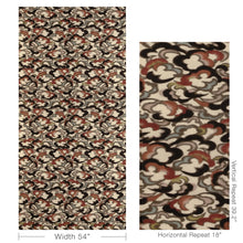 Load image into Gallery viewer, Brunschwig &amp; Fils Stratus Print Fabric / Clay/Multi