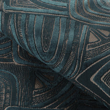 Load image into Gallery viewer, Brunschwig &amp; Fils Timbre Velvet Fabric / Teal
