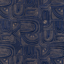 Load image into Gallery viewer, Brunschwig &amp; Fils Timbre Velvet Fabric / Lapis