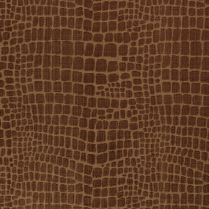 Brunschwig & Fils Croc Velvet Fabric / Amber