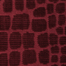 Load image into Gallery viewer, Brunschwig &amp; Fils Croc Velvet Fabric / Garnet