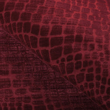 Load image into Gallery viewer, Brunschwig &amp; Fils Croc Velvet Fabric / Garnet