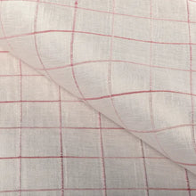 Load image into Gallery viewer, Brunschwig &amp; Fils Moulin Check Fabric / Rose