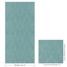 Load image into Gallery viewer, Brunschwig &amp; Fils Arnaud Damask  Fabric / Aqua