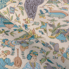 Load image into Gallery viewer, Brunschwig &amp; Fils Shalimar Print Fabric / Aqua/Leaf