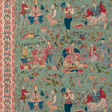 Load image into Gallery viewer, Brunschwig &amp; Fils Shalimar Print Fabric / Jade/Rose