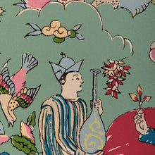 Load image into Gallery viewer, Brunschwig &amp; Fils Shalimar Print Fabric / Jade/Rose